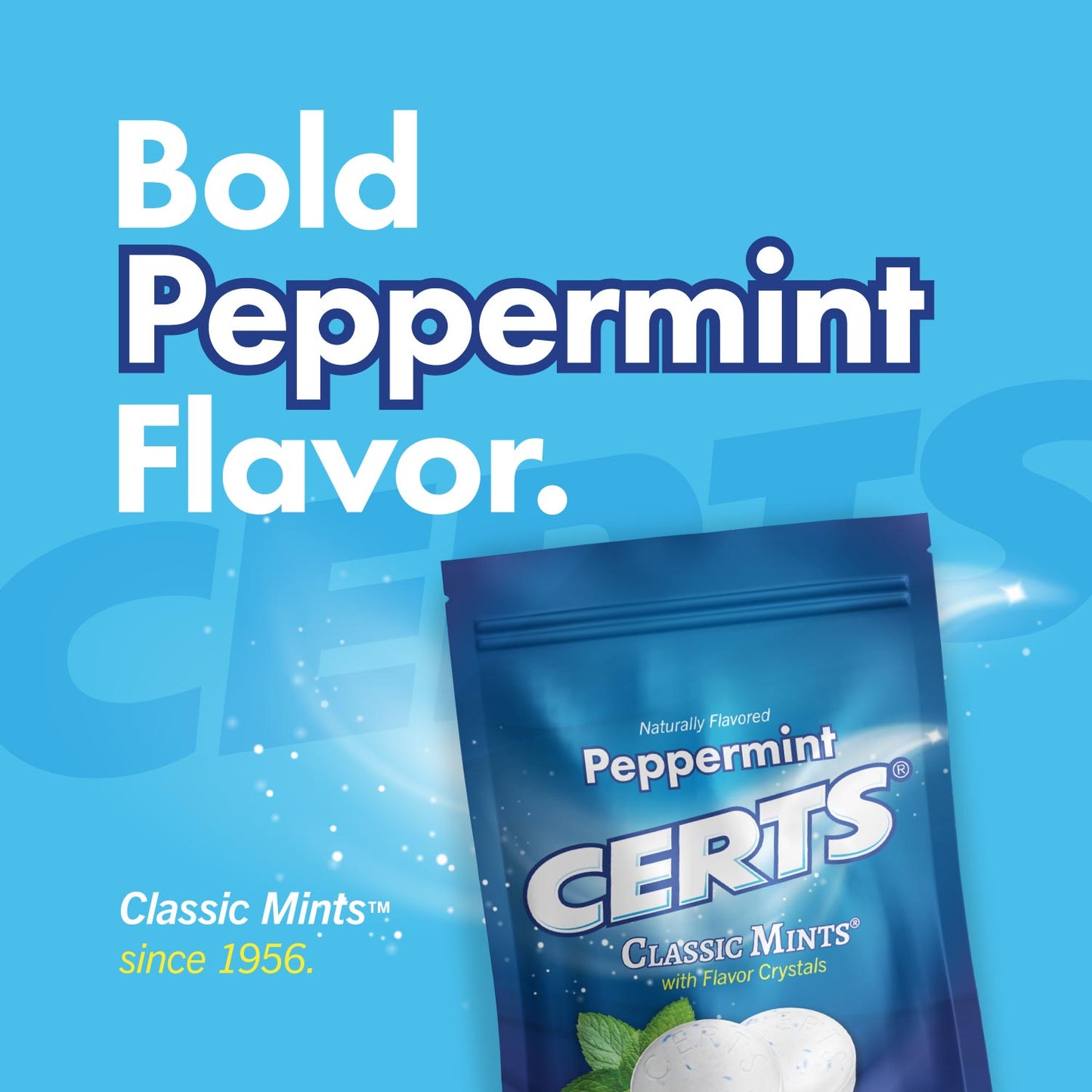 CERTS Peppermint Mints - 20 Count