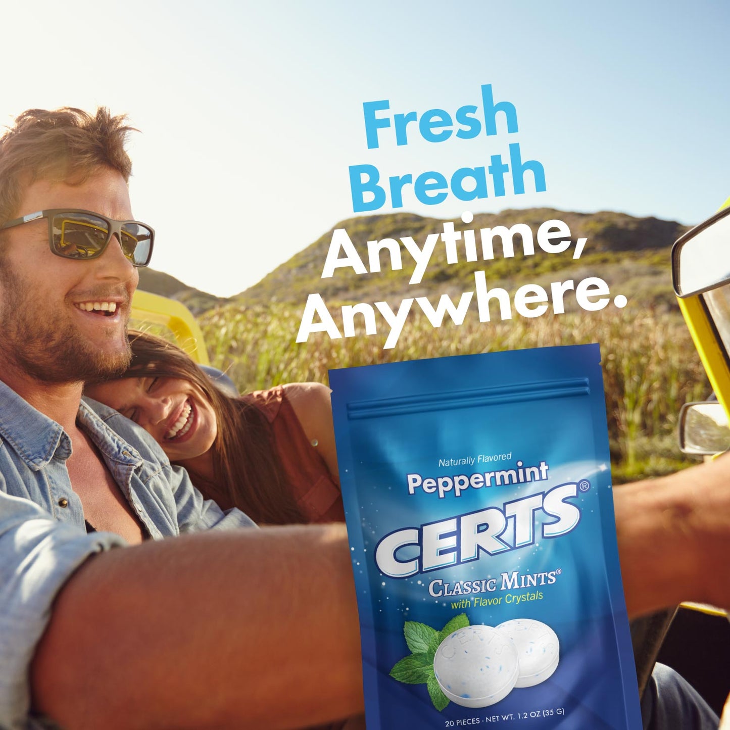 CERTS Peppermint Mints - 20 Count