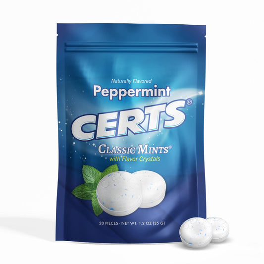 CERTS Peppermint Mints - 20 Count